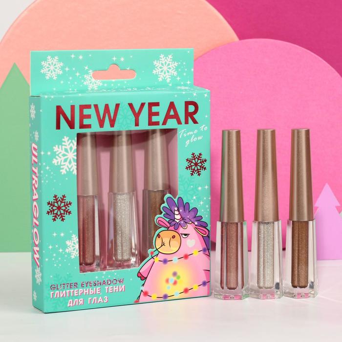 Набор глиттерных теней для глаз Unicorn New Year, оттенки № 1, 5, 6
Набор глиттерных теней для глаз Unicorn New Year, оттенки № 1, 5, 6