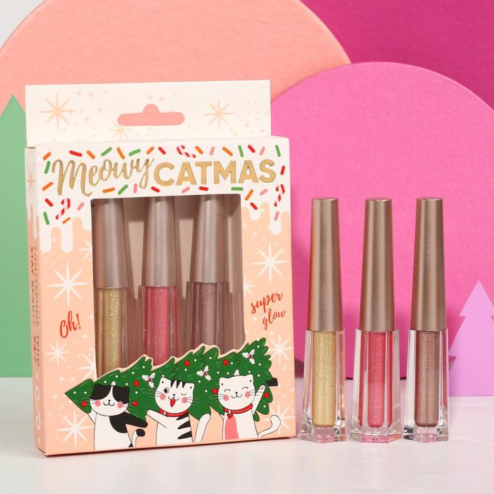 Набор глиттерных теней для глаз Meowy Catmas, оттенки № 2, 4, 5
Набор глиттерных теней для глаз Meowy Catmas, оттенки № 2, 4, 5