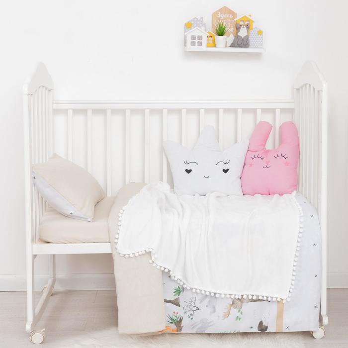 Плед "Крошка Я", 85х100 см, белый, велсофт
Плед "Крошка Я", 85х100 см, белый, велсофт