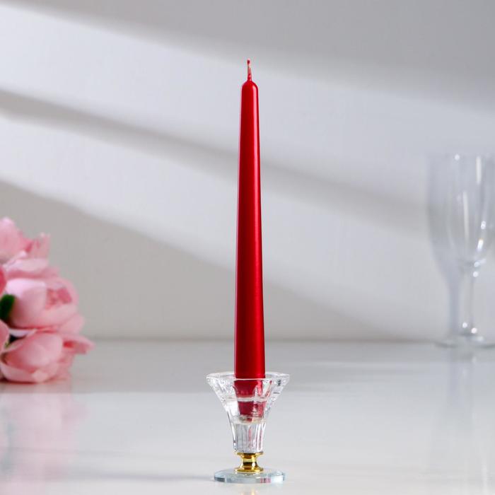 Свечи античные лакированные №40, 2,2×23 см, красный матовый металлик
Свечи античные лакированные №40, 2,2×23 см, красный матовый металлик