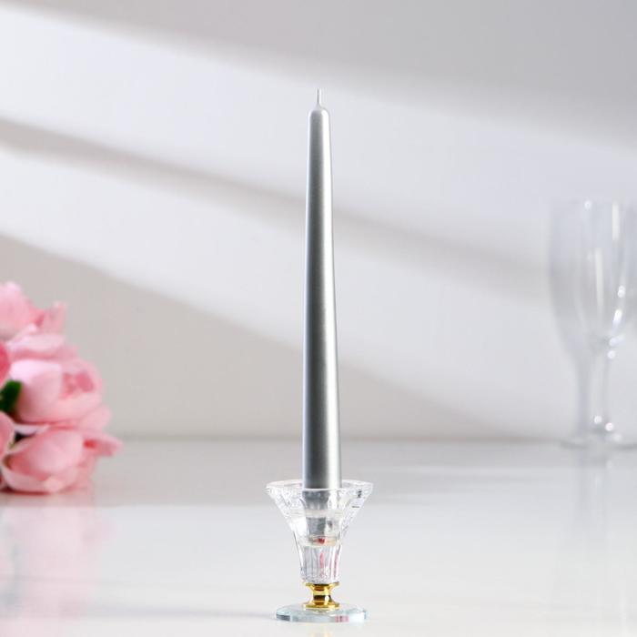 Свечи античные лакированные №40, 2,2×23 см, серебряный металлик
Свечи античные лакированные №40, 2,2×23 см, серебряный металлик