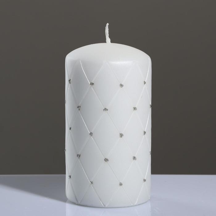 Свеча - цилиндр "Алмаз", 7×13 см, белый
Свеча - цилиндр "Алмаз", 7×13 см, белый