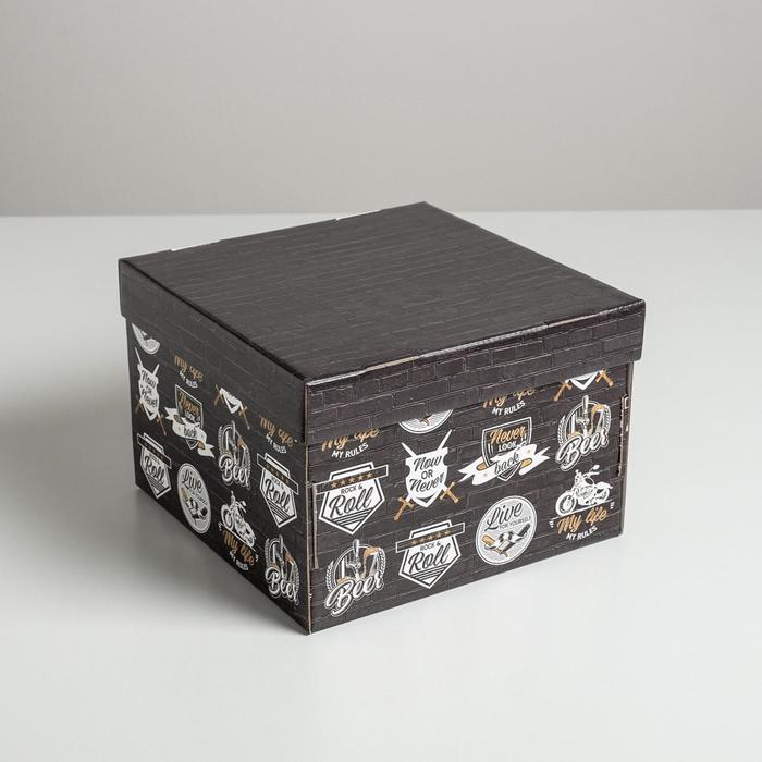 Коробка складная «Брутальность», 22 х 22 х 15 см
Коробка складная «Брутальность», 22 х 22 х 15 см