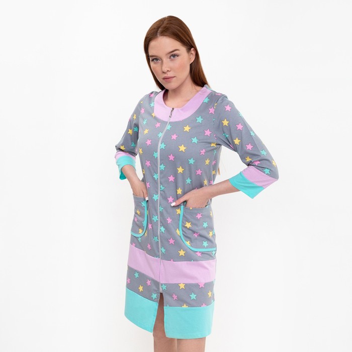 Халат женский "Созвездие" цвет серый, размер 50
Халат женский "Созвездие" цвет серый, размер 50