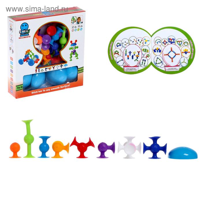 Конструктор присоски, 28 деталей
Конструктор присоски, 28 деталей