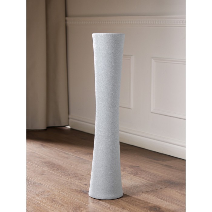 Ваза керамическая "Труба", напольная, шёлк, серая, 76 см
Ваза керамическая "Труба", напольная, шёлк, серая, 76 см