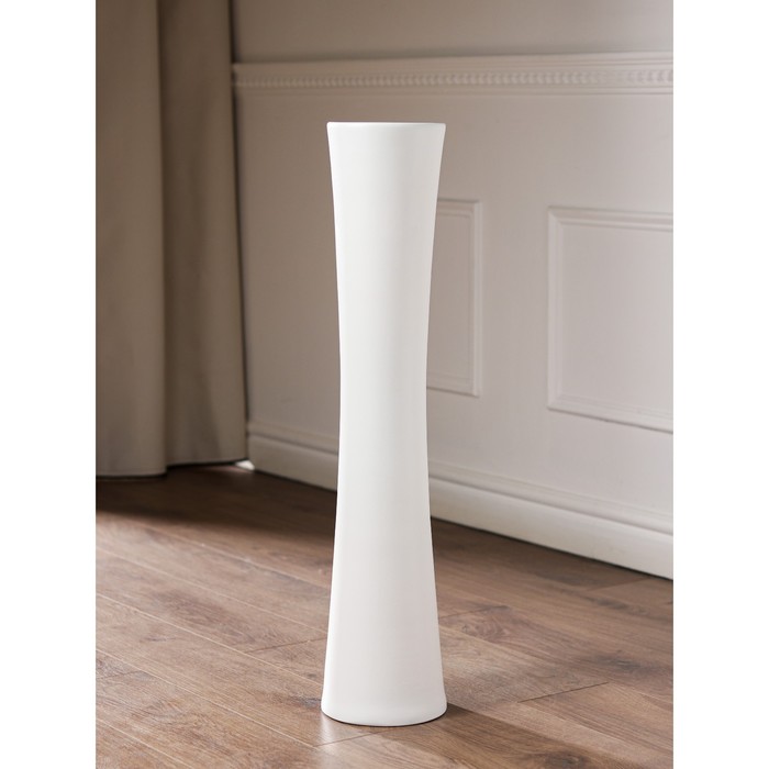 Ваза керамическая "Труба", напольная, муар, белая, 75 см ,
Ваза керамическая "Труба", напольная, муар, белая, 75 см ,