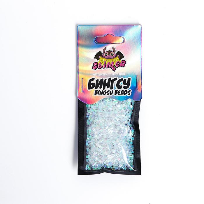 Наполнение для слайма «Бингсу» белый ТМ «Slimer»
Наполнение для слайма «Бингсу» белый ТМ «Slimer»