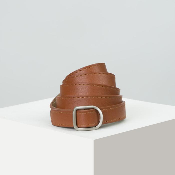 Ремень женский, ширина - 1,8 см, пряжка металл, цвет коричневый
Ремень женский, ширина - 1,8 см, пряжка металл, цвет коричневый