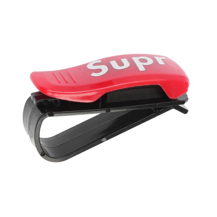 Держатель очков, зажим, "Supr", красный
Держатель очков, зажим, "Supr", красный