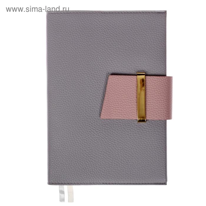 Ежедневник недатированный А5, 160 листов Agatha, обложка искусственная кожа, 2 ляссе, тонированный блок 70 г/м2, серый с розовым
Ежедневник недатированный А5, 160 листов Agatha, обложка искусственная кожа, 2 ляссе, тонированный блок 70 г/м2, серый с розовым