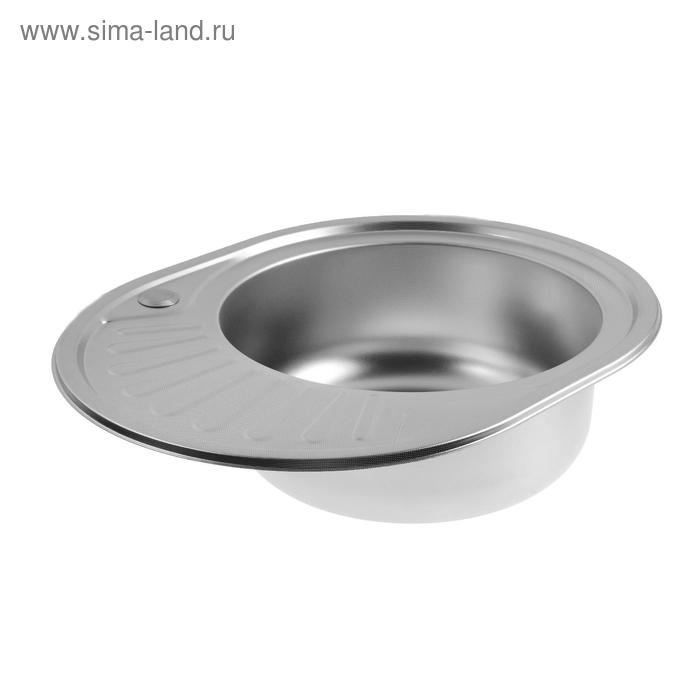 Мойка кухонная MIXLINE 532303, врезная, 0.8 мм, 57х45х18 см, правая, вып. 3 1/2", с сифоном
Мойка кухонная MIXLINE 532303, врезная, 0.8 мм, 57х45х18 см, правая, вып. 3 1/2", с сифоном
