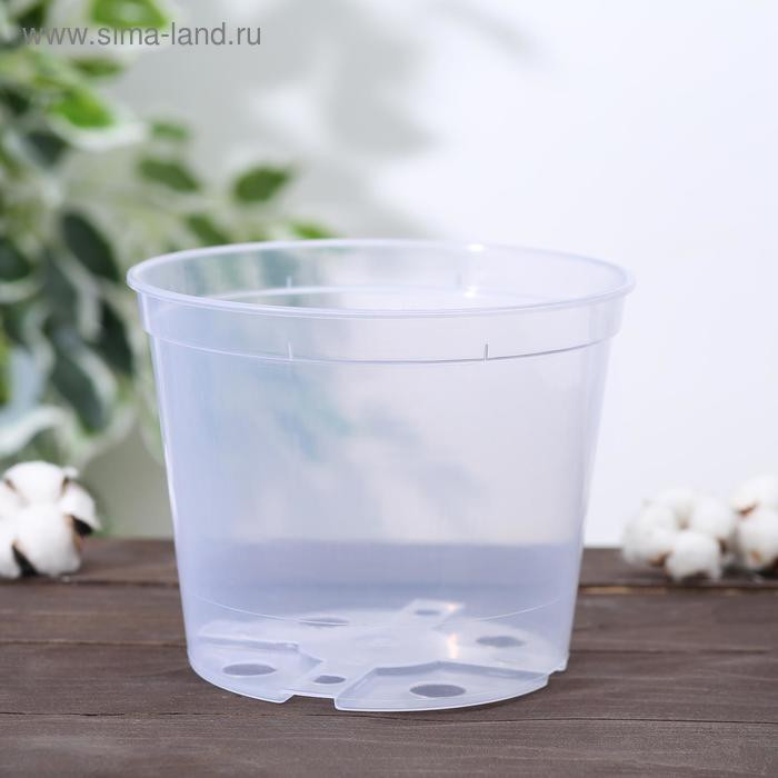 Горшок для орхидей, 3 л, цвет прозрачный 
Горшок для орхидей, 3 л, цвет прозрачный