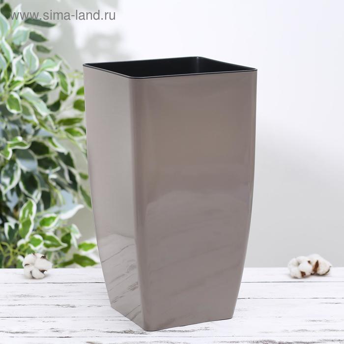 Кашпо для цветов со вставкой «Квадро», 7 л, цвет гранит
Кашпо для цветов со вставкой «Квадро», 7 л, цвет гранит
