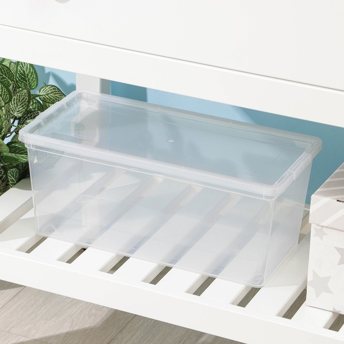 Контейнер для хранения с крышкой «Евро», 8 л, 38,5×19×16 см, цвет прозрачный
Контейнер для хранения с крышкой «Евро», 8 л, 38,5×19×16 см, цвет прозрачный