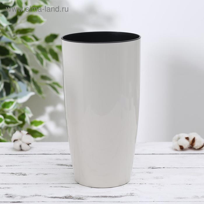 Кашпо со вставкой «Альфа», 2 л, цвет белая роза
Кашпо со вставкой «Альфа», 2 л, цвет белая роза