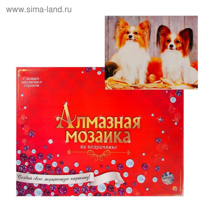 Алмазная мозаика 30х40 см, с подрамником, с полным заполнением «Два забавных щенка и тыквы»
Алмазная мозаика 30х40 см, с подрамником, с полным заполнением «Два забавных щенка и тыквы»