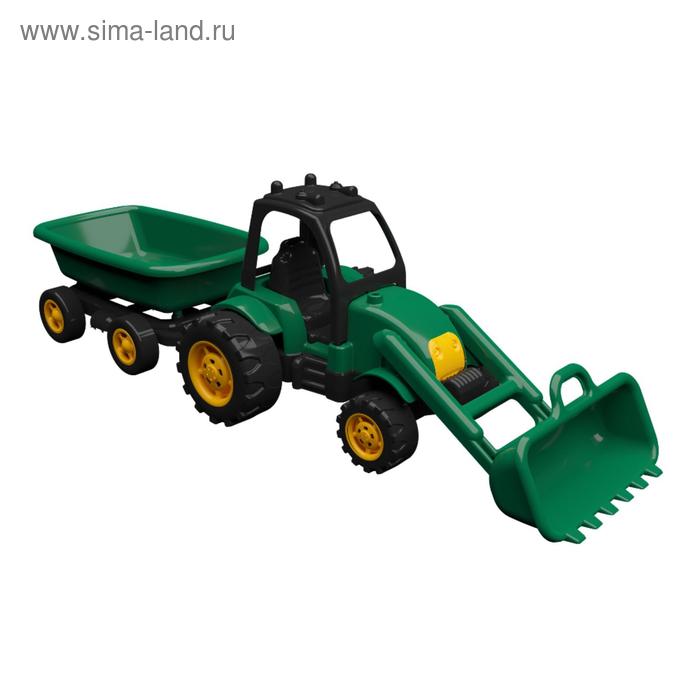 Трактор с прицепом и ковшом, 60 см
Трактор с прицепом и ковшом, 60 см