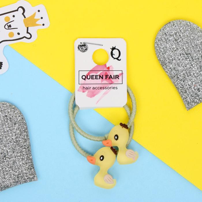 Резинка для волос "Кукусики" (набор 2 шт) уточки, 3 см
Резинка для волос "Кукусики" (набор 2 шт) уточки, 3 см