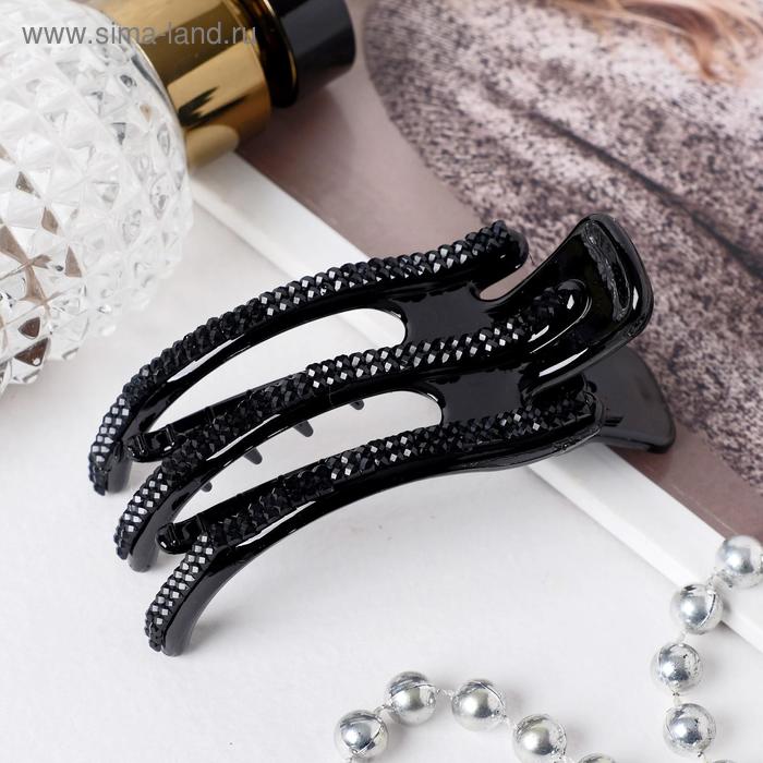 Зажим для волос "Лора" 8 см, чёрный
Зажим для волос "Лора" 8 см, чёрный