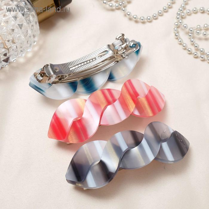 Заколка-автомат для волос "Сплетение" полосы, 8 см, микс
Заколка-автомат для волос "Сплетение" полосы, 8 см, микс