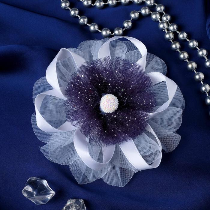 Резинка для волос бант "Школьница" пышный цветок, 10 см, бело-синий
Резинка для волос бант "Школьница" пышный цветок, 10 см, бело-синий