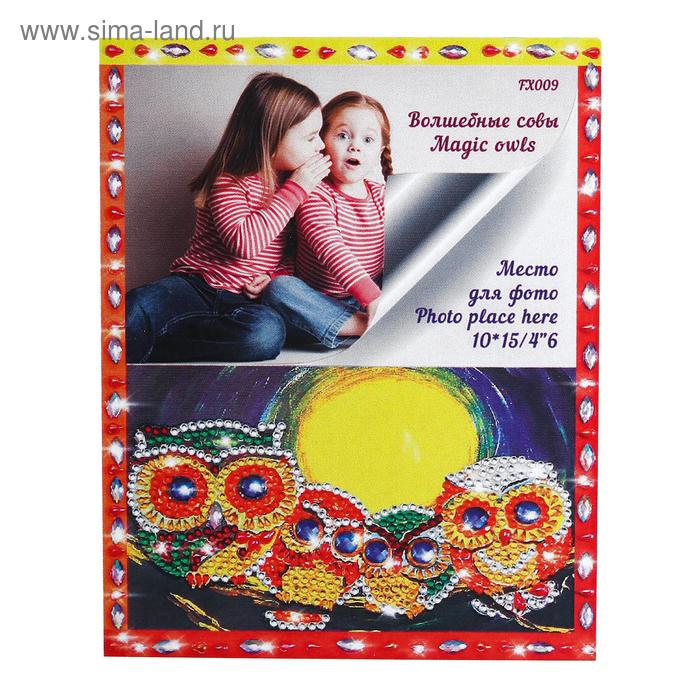 Алмазная фоторамка «Волшебные совы»
Алмазная фоторамка «Волшебные совы»