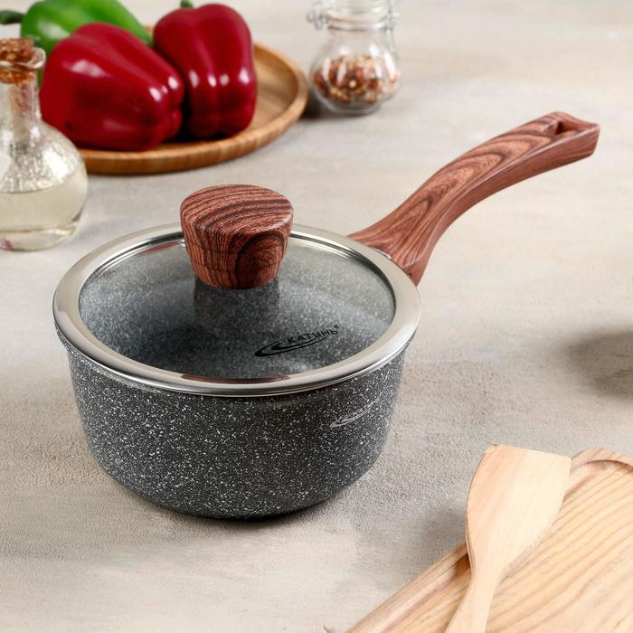 Ковш «Пирит», 1,3 л, стеклянная крышка, антипригарное покрытие, цвет серый
Ковш «Пирит», 1,3 л, стеклянная крышка, антипригарное покрытие, цвет серый