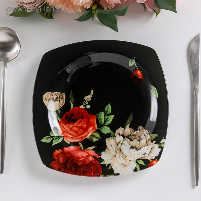 Тарелка «Пионы», 20 см 
Тарелка «Пионы», 20 см