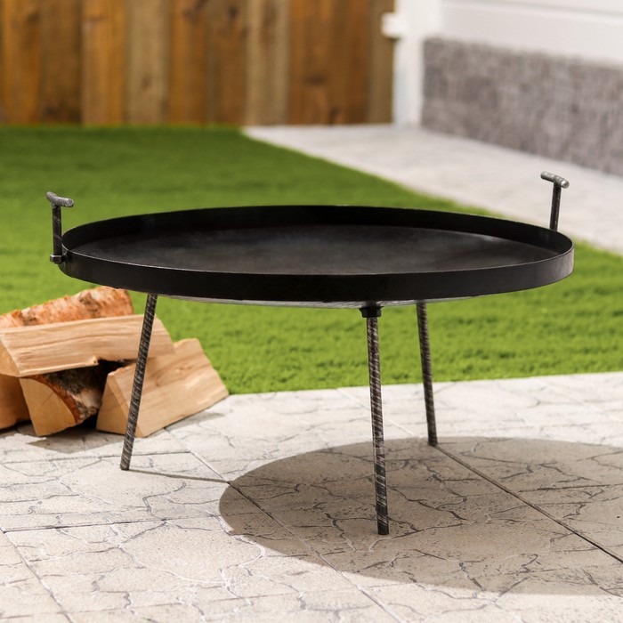 Садж сковорода с ручками, 60 см, лопатка в комплекте
Садж сковорода с ручками, 60 см, лопатка в комплекте