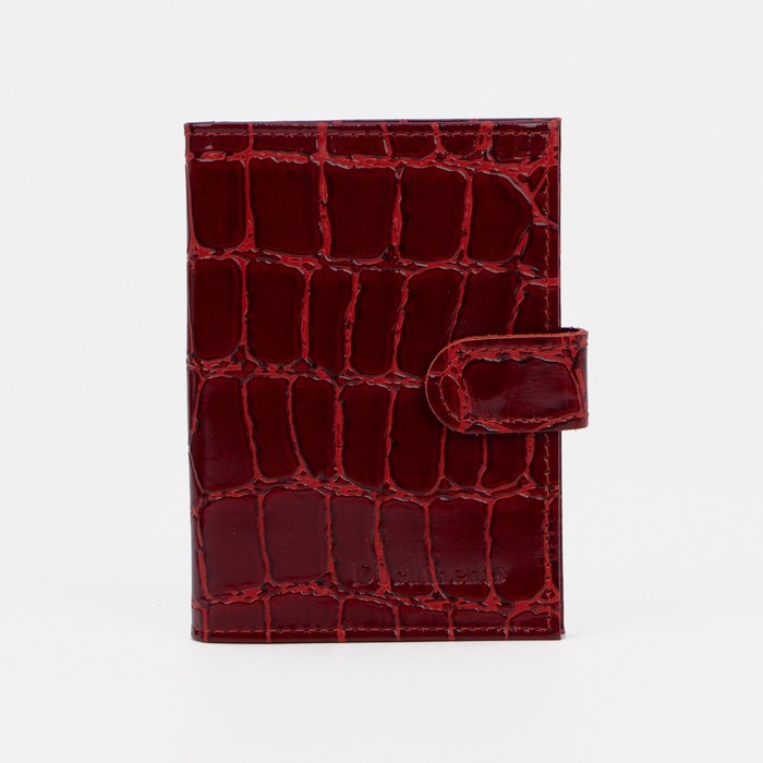 Обложка для автодокументов и паспорта на кнопке, цвет красный
Обложка для автодокументов и паспорта на кнопке, цвет красный