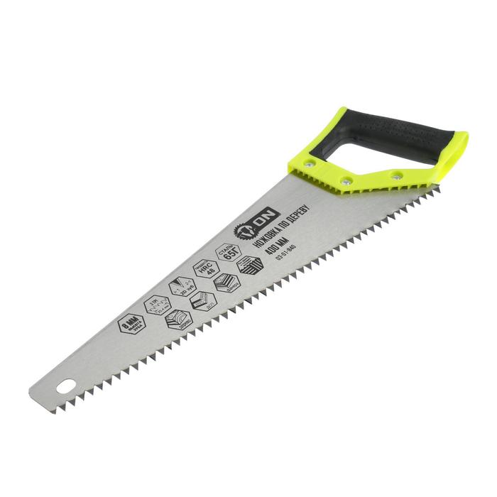 Ножовка по дереву ON 03-01-840, двусторонняя заточка, закаленный зуб 8 мм, 400 мм
Ножовка по дереву ON 03-01-840, двусторонняя заточка, закаленный зуб 8 мм, 400 мм