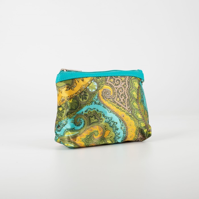 Косметичка простая, отдел на молнии, цвет бирюзовый
Косметичка простая, отдел на молнии, цвет бирюзовый