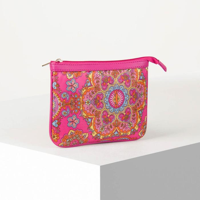 Косметичка простая, отдел на молнии, цвет розовый
Косметичка простая, отдел на молнии, цвет розовый