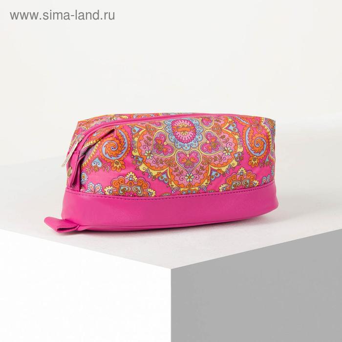 Косметичка дорожная, отдел на молнии, цвет розовый
Косметичка дорожная, отдел на молнии, цвет розовый