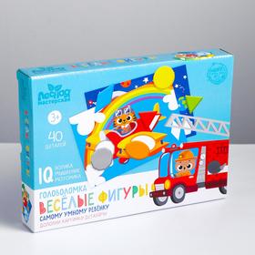 Мозаика с шаблонами «Весёлые фигуры» 
Мозаика с шаблонами «Весёлые фигуры»