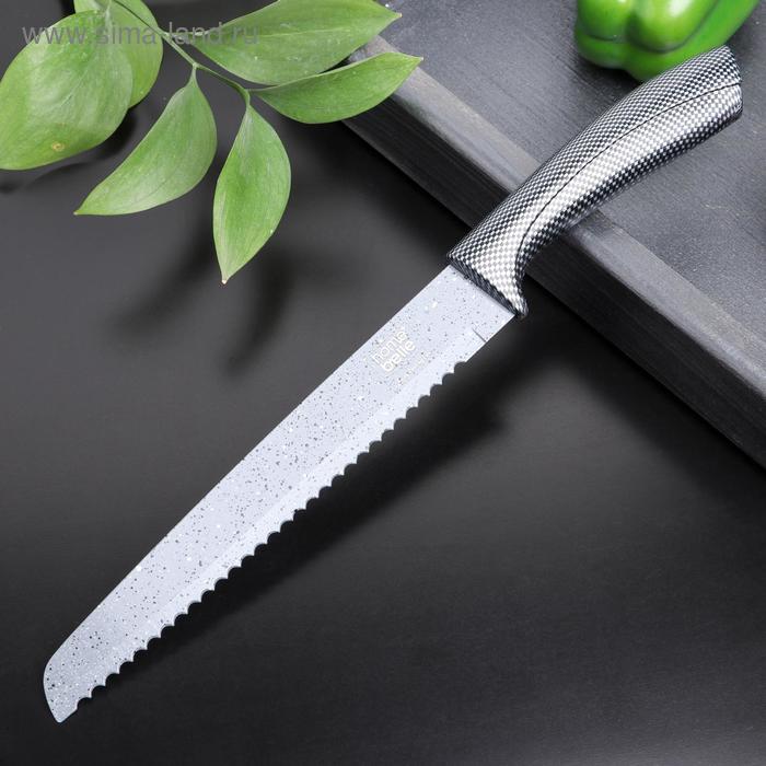 Нож с антиналипающим покрытием «Гранит», лезвие 20 см, цвет серо-коричневый
Нож с антиналипающим покрытием «Гранит», лезвие 20 см, цвет серо-коричневый