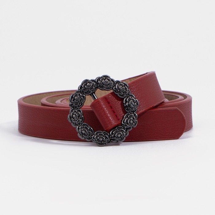 Ремень женский, ширина - 2 см, пряжка металл, цвет бордовый
Ремень женский, ширина - 2 см, пряжка металл, цвет бордовый