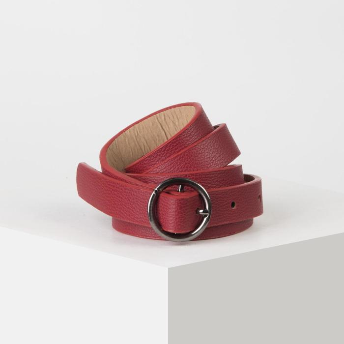 Ремень женский, ширина - 1 см, пряжка металл, цвет бордовый
Ремень женский, ширина - 1 см, пряжка металл, цвет бордовый