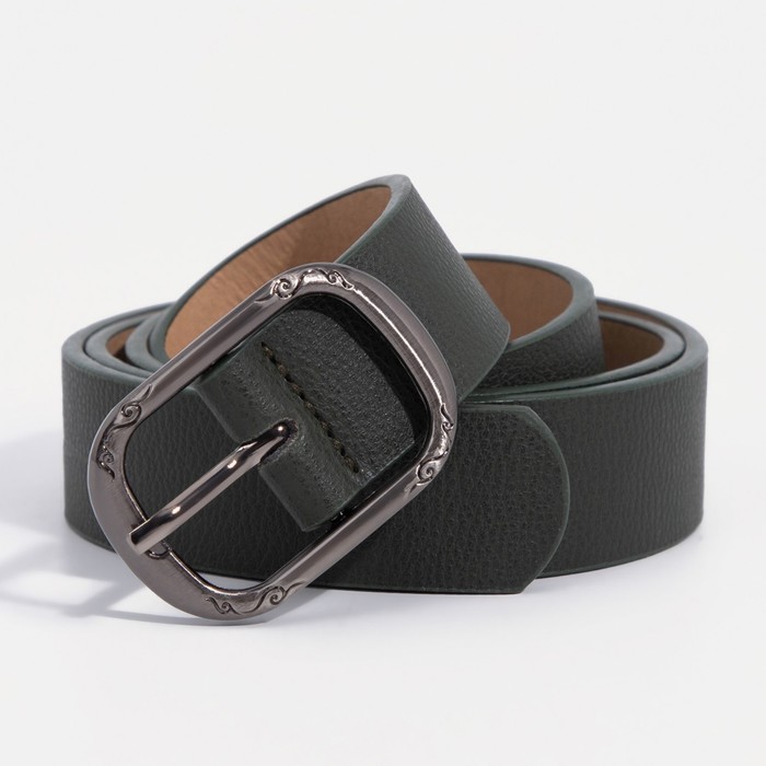 Ремень женский, ширина - 2,8 см, пряжка металл, цвет тёмно-зелёный
Ремень женский, ширина - 2,8 см, пряжка металл, цвет тёмно-зелёный