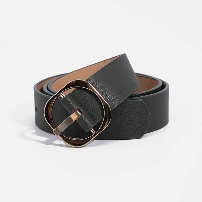 Ремень женский, ширина - 3,5 см, пряжка металл, цвет тёмно-зелёный
Ремень женский, ширина - 3,5 см, пряжка металл, цвет тёмно-зелёный