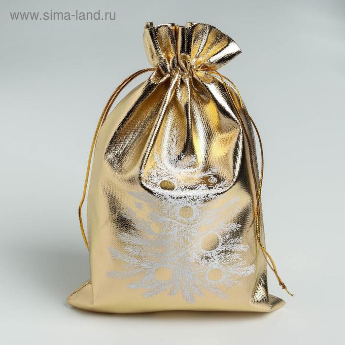 Мешочек подарочный парча «Елка», 16 х 24 см
Мешочек подарочный парча «Елка», 16 х 24 см