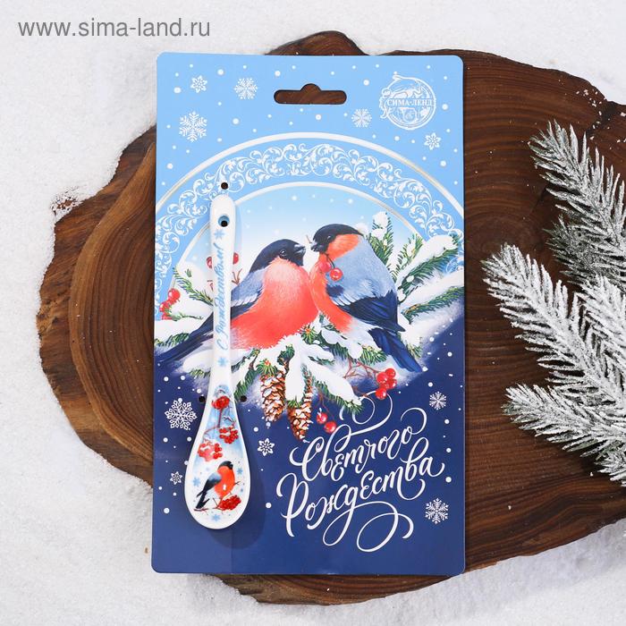 фото Ложка сувенирная «снегирь»