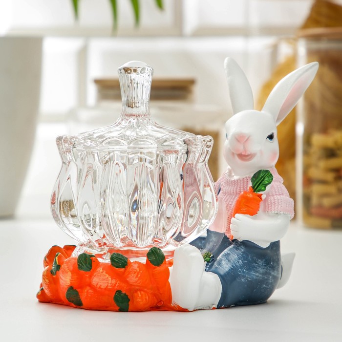 Сахарница стеклянная «Зайка», 150 мл, 15×12×13 см, цвет МИКС
Сахарница стеклянная «Зайка», 150 мл, 15×12×13 см, цвет МИКС