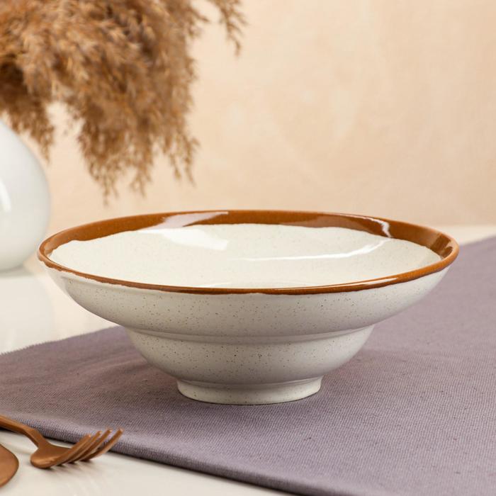 Тарелка для пасты глубокая "Мокко лайт", 500 мл
Тарелка для пасты глубокая "Мокко лайт", 500 мл