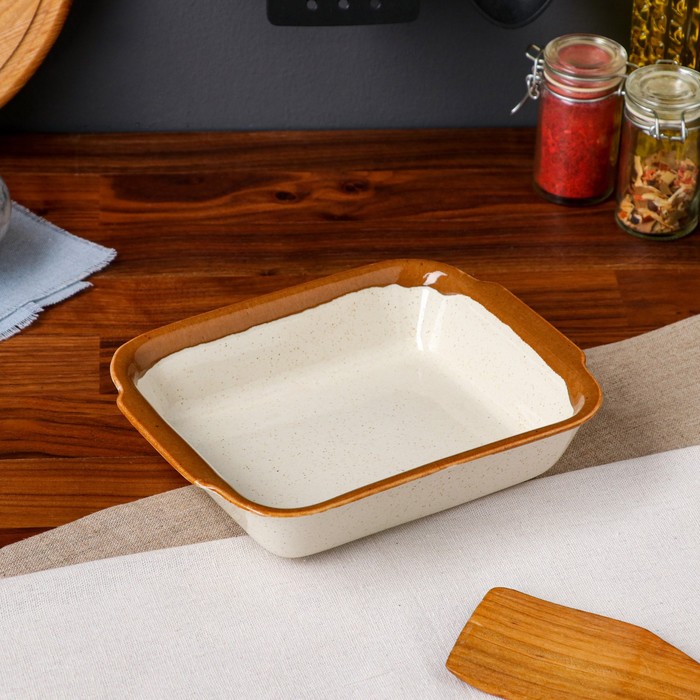 Форма для запекания "Прямоугольная", мокко, 22х18х5 см, 720 мл
Форма для запекания "Прямоугольная", мокко, 22х18х5 см, 720 мл