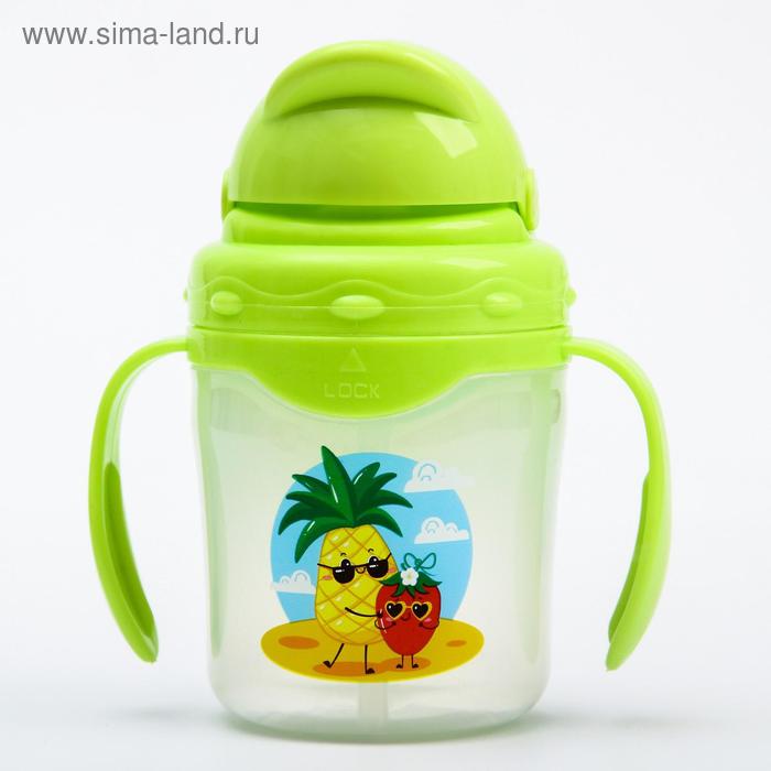 Поильник с силиконовой трубочкой «Веселье», с ручками, 250 мл., МИКС 
Поильник с силиконовой трубочкой «Веселье», с ручками, 250 мл., МИКС