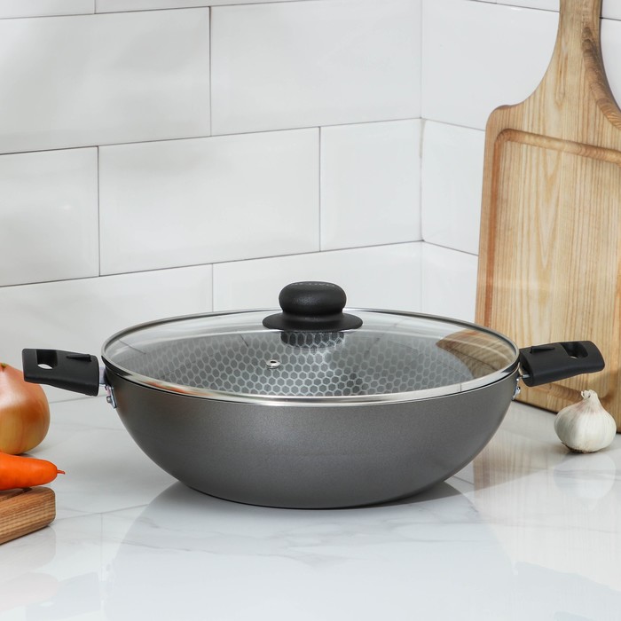 Казан с антипригарным покрытием Discovery, d=28 см, с крышкой
Казан с антипригарным покрытием Discovery, d=28 см, с крышкой