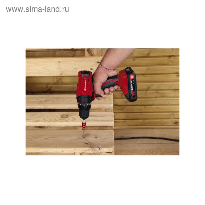 Дрель-шуруповерт Einhell TC-CD 18-2 Li, 18 В, 350-1250 об/мин, 38 Нм, 10 мм, 1.5 Ач, 3-5 ч
Дрель-шуруповерт Einhell TC-CD 18-2 Li, 18 В, 350-1250 об/мин, 38 Нм, 10 мм, 1.5 Ач, 3-5 ч