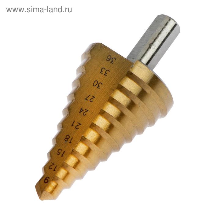 Сверло ступенчатое STRONG , цилиндрический хвостовик, 9-36 мм 
Сверло ступенчатое STRONG , цилиндрический хвостовик, 9-36 мм